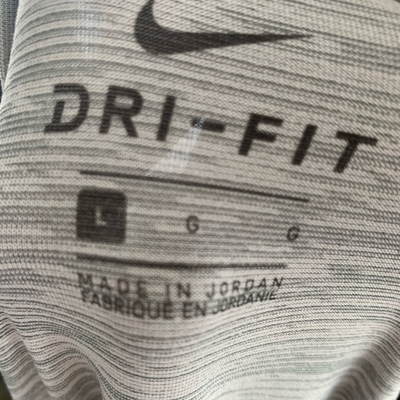 MENS NIKE PRO SPORT GRAY DRIFIT ATHLETIC SHIRT SIZE LARGE LIKE NEW - Picture 4 of 4